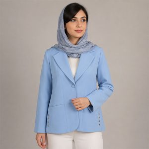 کت تک زنانه شیک مدل کایرا  با پارچه کرپ دوبل